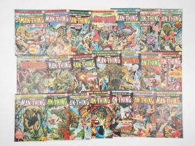 MAN-THING #1-6, 8-22 (21 in Lot) - (1974/1975 - MARVEL - US & UK Price Variant) - Almost complete