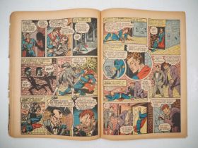 SUB-MARINER COMICS #6 (1942 - TIMELY) - Cover art by Alex Schomburg - Flat/Unfolded - a photographic
