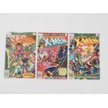 X-MEN #105, 106, 107 (3 in Lot) - (1977 - MARVEL) - Includes the first full appearance of