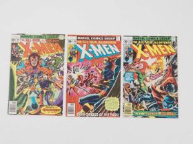 X-MEN #105, 106, 107 (3 in Lot) - (1977 - MARVEL) - Includes the first full appearance of