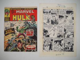 MIGHTY WORLD OF MARVEL #75 - REDUNDANT ARTWORK LOT (3 in Lot) For Marvel issues #71-88 printing