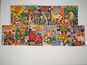 FOREVER PEOPLE #1, 2, 3, 4, 5, 6, 7, 8, 9, 10, 11 (11 in Lot) - (1971/1972 - DC) - Complete unbroken
