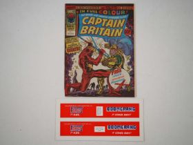 CAPTAIN BRITAIN #2 - (1976 - BRITISH MARVEL) - Dated October 20th - FREE GIFT INCLUDED - Second