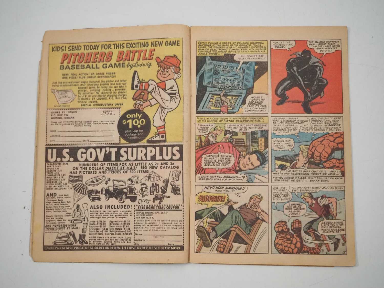 FANTASTIC FOUR #52 (1966 - MARVEL - UK Price Variant) - First appearance of Black Panther (one of - Bild 5 aus 24
