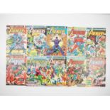 AVENGERS #107, 108, 109, 110, 111, 112, 113, 114, 115, 116 (10 in Lot) - (1973 - MARVEL - UK Price