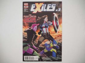 EXILES #3 (2018 - MARVEL) - The first full appearance of Peggy Carter as Captain America - Cover art