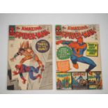 AMAZING SPIDER-MAN #34 & 38 (2 in Lot) - (1966 - MARVEL - US & UK Price Variant) - Includes the