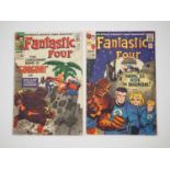 FANTASTIC FOUR #44 & 45 (2 in Lot) - (1965 - MARVEL - UK Price Variant) - Includes The first