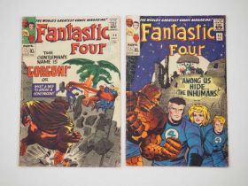 FANTASTIC FOUR #44 & 45 (2 in Lot) - (1965 - MARVEL - UK Price Variant) - Includes The first