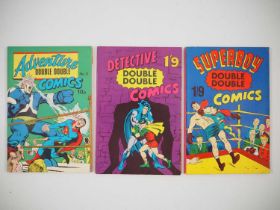 DOUBLE DOUBLE COMICS (3 in Lot) - (THORPE & PORTER) - Includes ADVENTURE DOUBLE DOUBLE COMICS #3 -