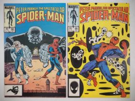 SPECTACULAR SPIDER-MAN #98 & 99 (2 in Lot) - (1985 - MARVEL) - The first, second (and first cover)