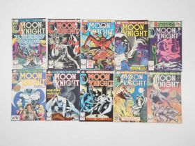 MOON KNIGHT #1, 2, 3, 5, 6, 7, 8, 11, 12, 14 (10 in Lot) - (1980/1981 - MARVEL) - Includes the