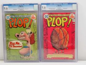 PLOP #6 & 7 (2 in Lot) - (1974 - DC) - GRADED 9.6(NM+) by CGC - "Welcome to Plop" & "Plop Meets