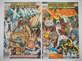 X-MEN #108 & 109 (2 in Lot) - (1977 - MARVEL - US & UK Price Variant) - Includes First appearance of