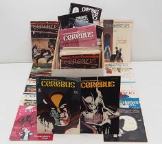 CEREBUS LOT (178 in Lot) - A large run of CEREBUS ranging from issue #23 to 243 (incl. duplicates) +