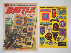 BATTLE PICTURE WEEKLY #1 (1975 - IPC) - Dated 8th March 1975 - FREE GIFT INCLUDED - Created in