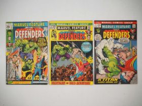 MARVEL FEATURE #1, 2, 3 (3 in Lot) - (1971/1972 - MARVEL) - The first, second & third team