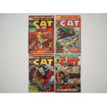 BEWARE THE CLAWS OF THE CAT #1, 2, 3, 4 (4 in Lot) - (1972/1973 - MARVEL) - Includes the first