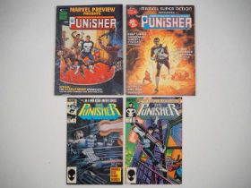 PUNISHER LOT (4 in Lot) - Includes MARVEL PREVIEW: PUNISHER #2 (1975 - CURTIS) + MARVEL SUPER