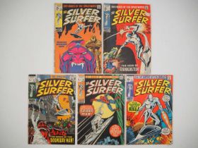 SILVER SURFER #6, 7, 13, 14, 17 (5 in Lot) - (1969/1970 - MARVEL) - Includes the first appearance of