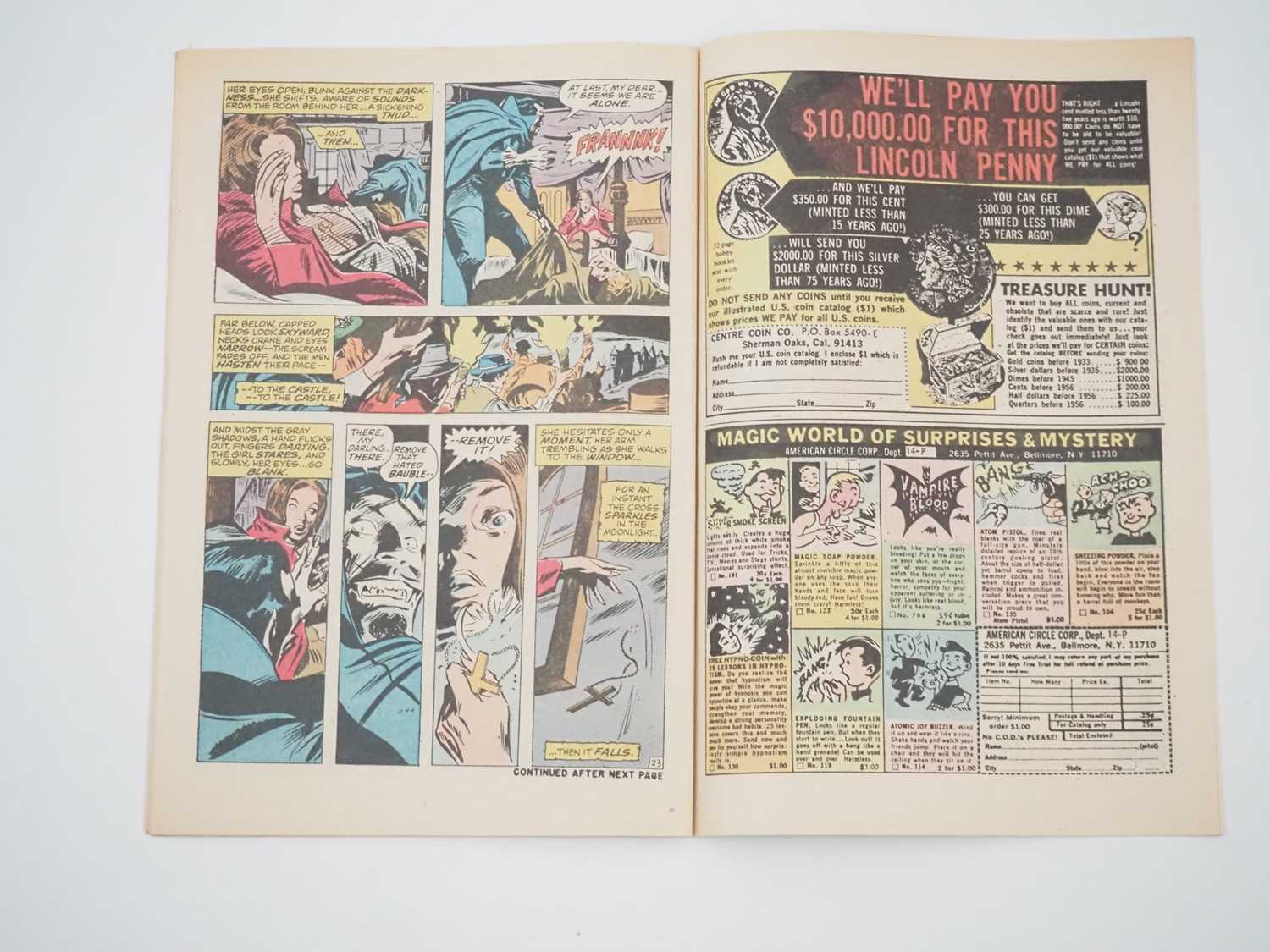 TOMB OF DRACULA #1 (1972 - MARVEL) - First appearances of Marvel's Dracula plus Frank Drake and - Bild 18 aus 25