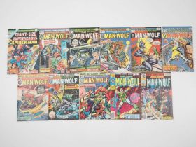 MAN-WOLF LOT (11 in Lot) - Includes GIANT-SIZE SUPER-HEROES #1 (1974) + CREATURES ON THE LOOSE FT