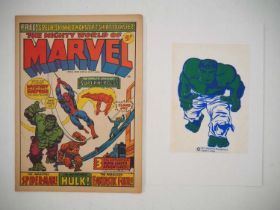 MIGHTY WORLD OF MARVEL #1 (Oct 7, 1972 - MARVEL UK) - FREE GIFT INCLUDED - Rare opportunity to