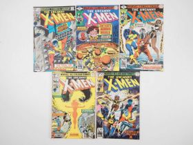 UNCANNY X_MEN #122, 123, 124, 125, 126 - (5 in Lot) - (1979 - MARVEL - US & UK Price Variant) -