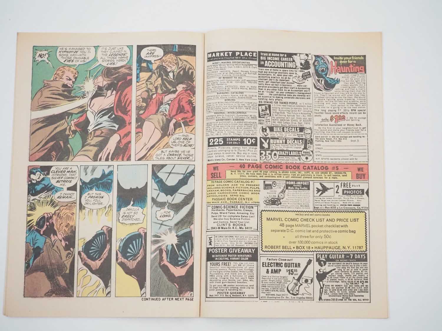 TOMB OF DRACULA #1 (1972 - MARVEL) - First appearances of Marvel's Dracula plus Frank Drake and - Bild 15 aus 25