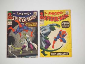 AMAZING SPIDER-MAN #44 & 45 (2 in Lot) - (1967 - MARVEL - UK Price Variant) - Second & third
