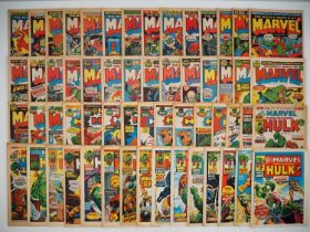 MIGHTY WORLD OF MARVEL #4-11, 13-27, 29, 31-37, 39-43, 45-50, 52-56, 58-66 (58 in Lot - 2 copies