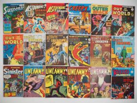 ALAN CLASS LOT (18 in Lot) - Includes AMAZING STORIES OF SUSPENSE #128 + ASTOUNDING STORIES #110,