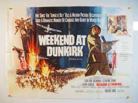 WEEKEND AT DUNKIRK (1966) UK Quad film poster