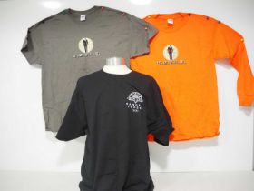 A group of three crew clothing shirts comprising: GANGS OF LONDON - SFX (3XL) and MAN FROM U.N.C.L.