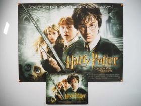 HARRY POTTER AND THE CHAMBER OF SECRETS (2002) - A UK quad film poster together with mini poster -