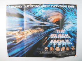 THE BLACK HOLE (1979) - British UK Quad - WALT DISNEY'S Star Wars inspired 'live action' space