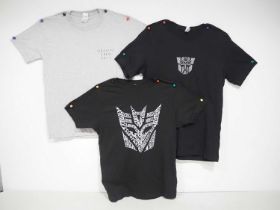 A group of three crew clothing short sleeve t-shirts comprising: GRAVITY (grey, M) and