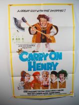 CARRY ON HENRY (1971) - UK one sheet film poster - folded
