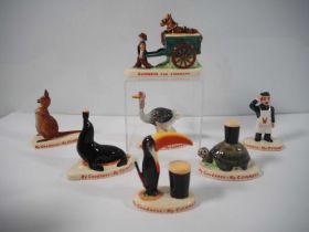 GUINNESS - Carlton Ware - A collection of figures from the Zoo Animals series: Drayman, Zoo