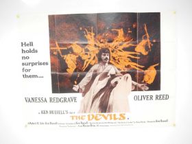 THE DEVILS (1971) UK Quad film poster - folded