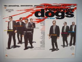 RESERVOIR DOGS (1992) - UK Quad movie poster (double sided) - QUENTIN TARANTINO - Art & design by