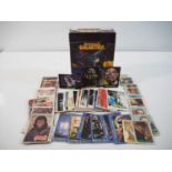 A collection of 1970's sci-fi trading / bubblegum cards including Battlestar Galactica and retail