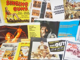 A group of Western film UK Quad posters to include: A MAN CALLED HORSE (1970), THE SPIKES GANG (