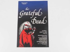 GRATEFUL DEAD (August 16 1980) Mississippi River Festival Concert Poster - 12.5" x 19.5" for the