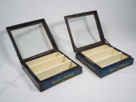 A pair of Carr's of Carlisle - The Biscuit Makers shop counter display tins, early to mid-20th