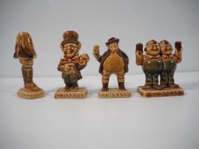 WADE - Set of four Wade Guinness advertising Whimsies, including Tweedle Dum and Dee, Duke of