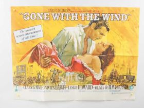 GONE WITH THE WIND (1939 - 1969 re-release) A now somewhat controversial film but a beautiful poster