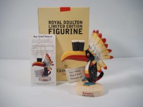 GUINNESS: Royal Doulton limited edition Big Chief Toucan - boxed with COA 1101/2000