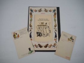 A large format GUINNESS menu card together with two smaller examples and 'The Gentle Art of Making