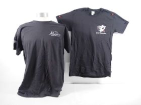 WALT DISNEY: A pair of crew clothing short sleeve t-shirts comprising: ALADDIN - stunt crew (